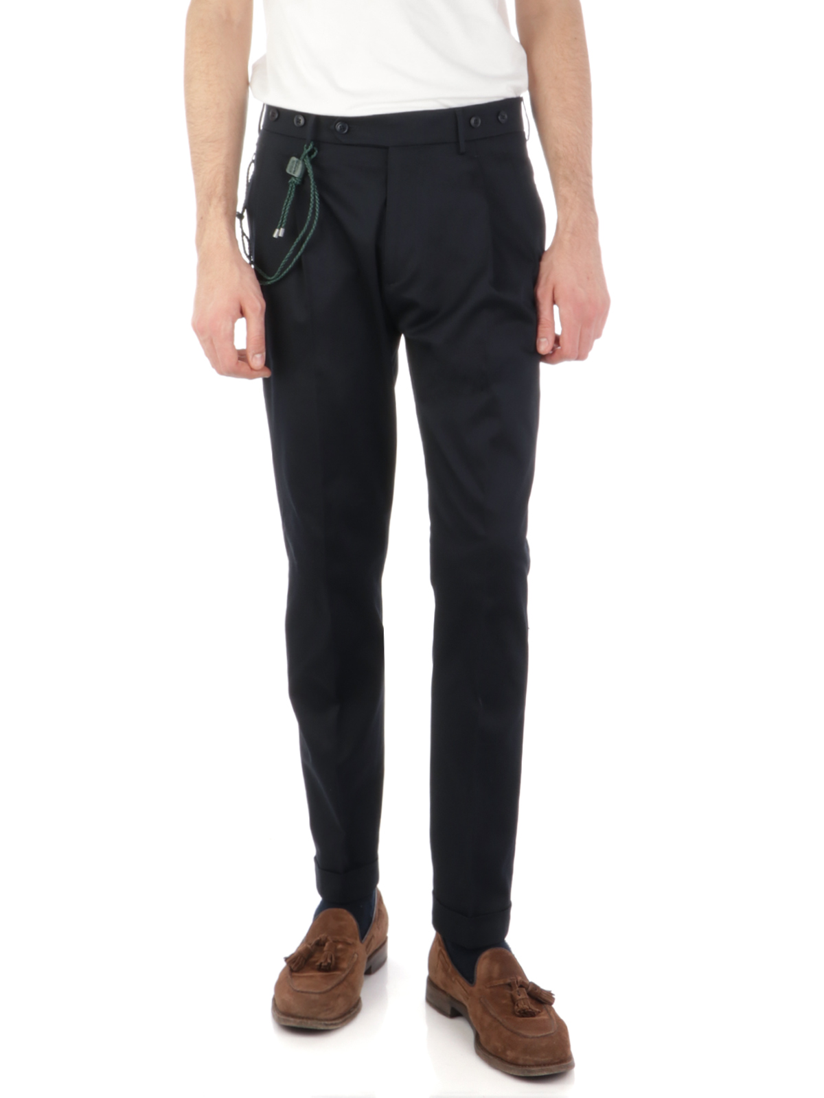 Berwich Trousers Pantalone Barber BLUE | CV100BX | Botta \u0026 B Online Store