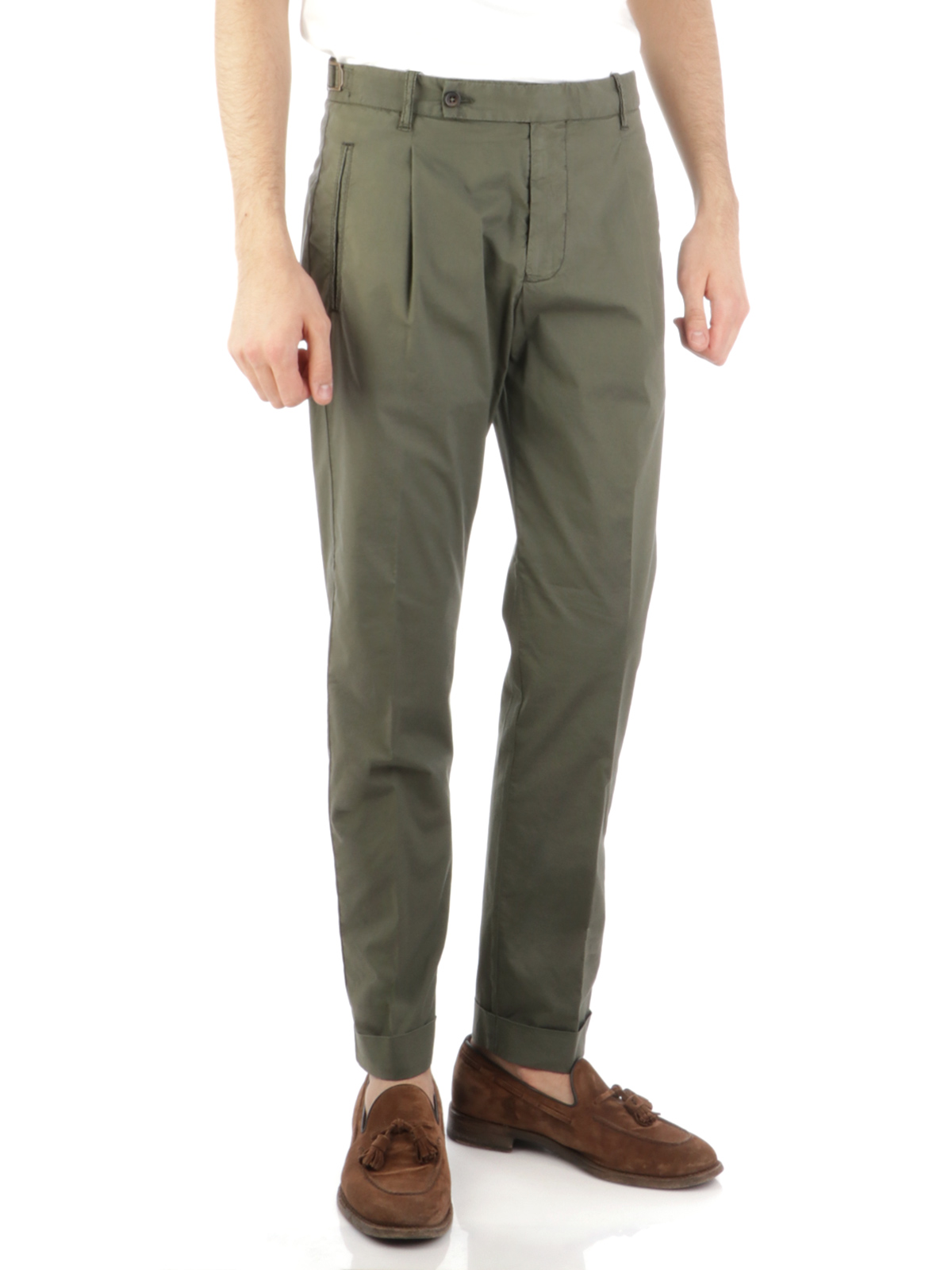 Berwich Trousers Pantalone Retro ARMY | TS0465X | Botta \u0026 B Abbigliamento