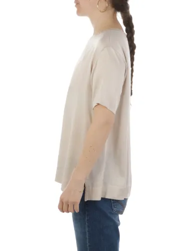 Immagine di ROSSOPURO | T-Shirt Donna in Seta