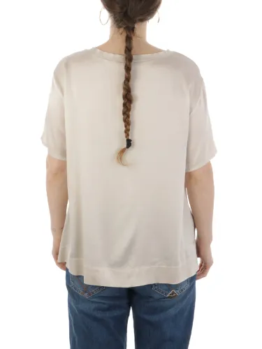 Immagine di ROSSOPURO | T-Shirt Donna in Seta