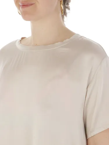 Immagine di ROSSOPURO | T-Shirt Donna in Seta