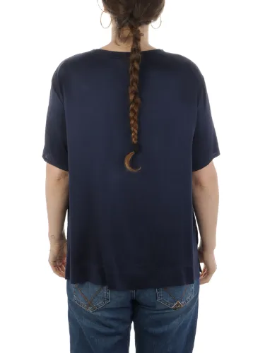 Picture of ROSSOPURO | Women's Silk T-Shirt