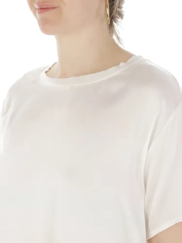 Picture of ROSSOPURO | Women's Silk T-Shirt