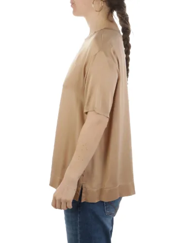Immagine di ROSSOPURO | T-Shirt Donna in Seta