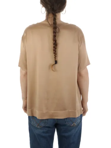 Immagine di ROSSOPURO | T-Shirt Donna in Seta