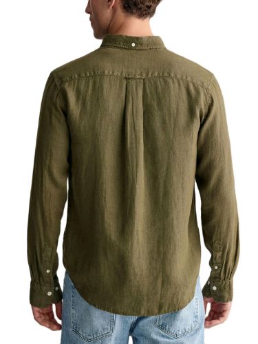 Picture of Gant | Reg Gmnt Dyed Linen Shirt