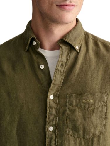 Picture of Gant | Reg Gmnt Dyed Linen Shirt