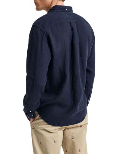 Picture of Gant | Reg Gmnt Dyed Linen Shirt