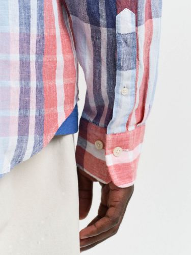Picture of Gant | Reg Linen Madras Shirt