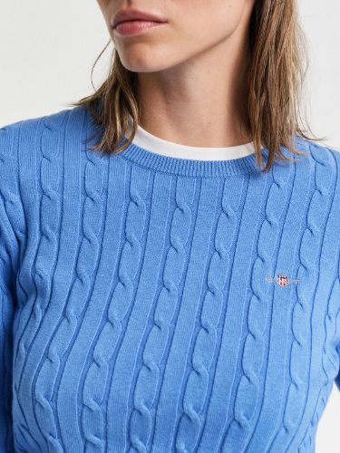 Picture of Gant | Stretch Cotton Cable C-Neck