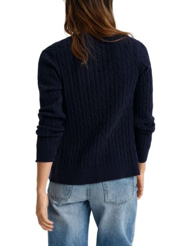 Picture of Gant | Stretch Cotton Cable Cardigan