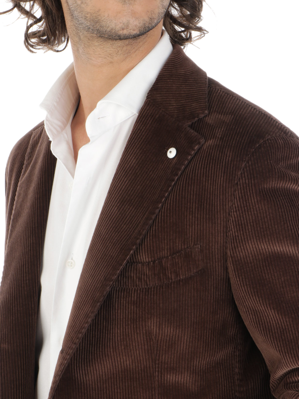 LBM 1911 Men s Corduroy Blazer Jacket Brown 2833 35512 Botta