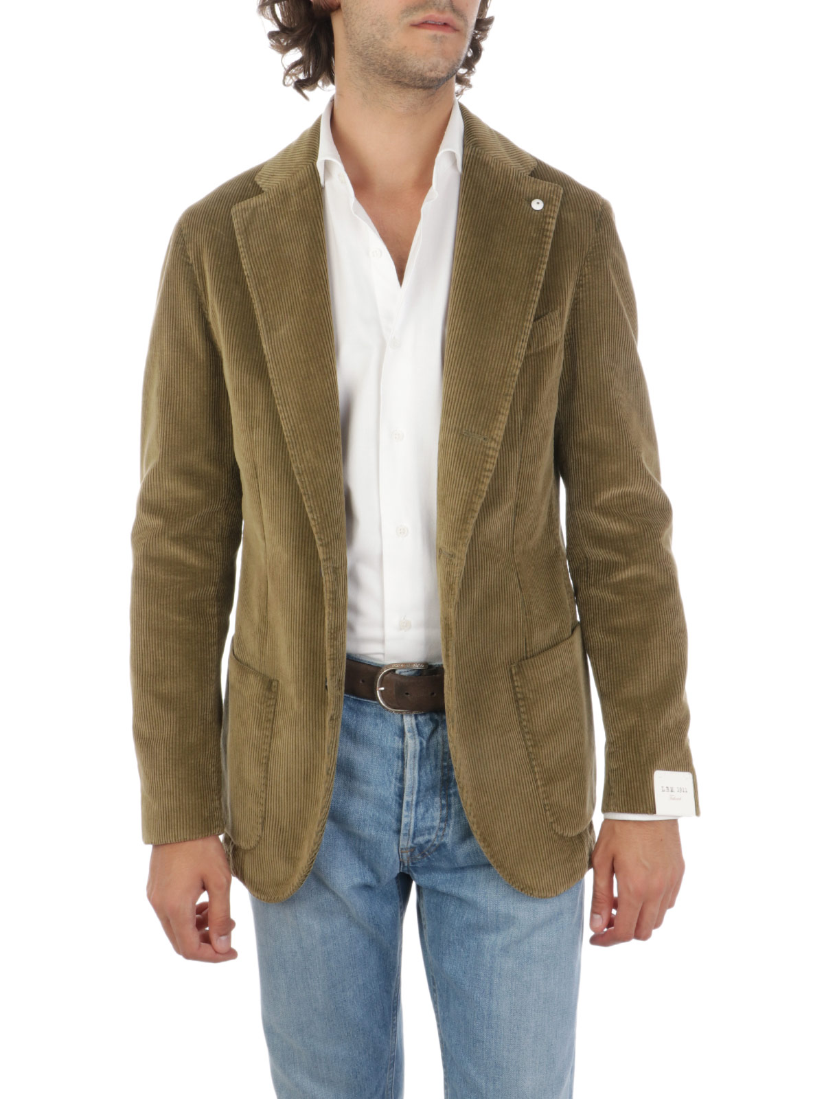 LBM 1911 Men s Corduroy Blazer Jacket Military 2833 35512
