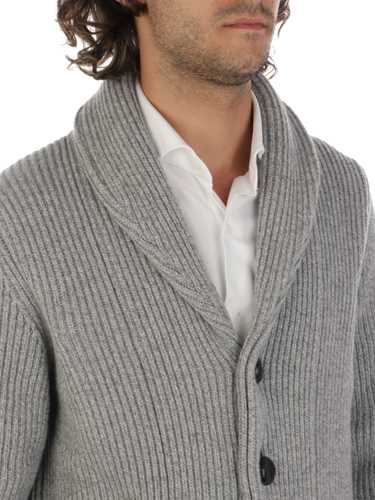 Immagine di MAGAZZINO RICAMBI | Cardigan Sciallato Uomo in Lana e Cashmere