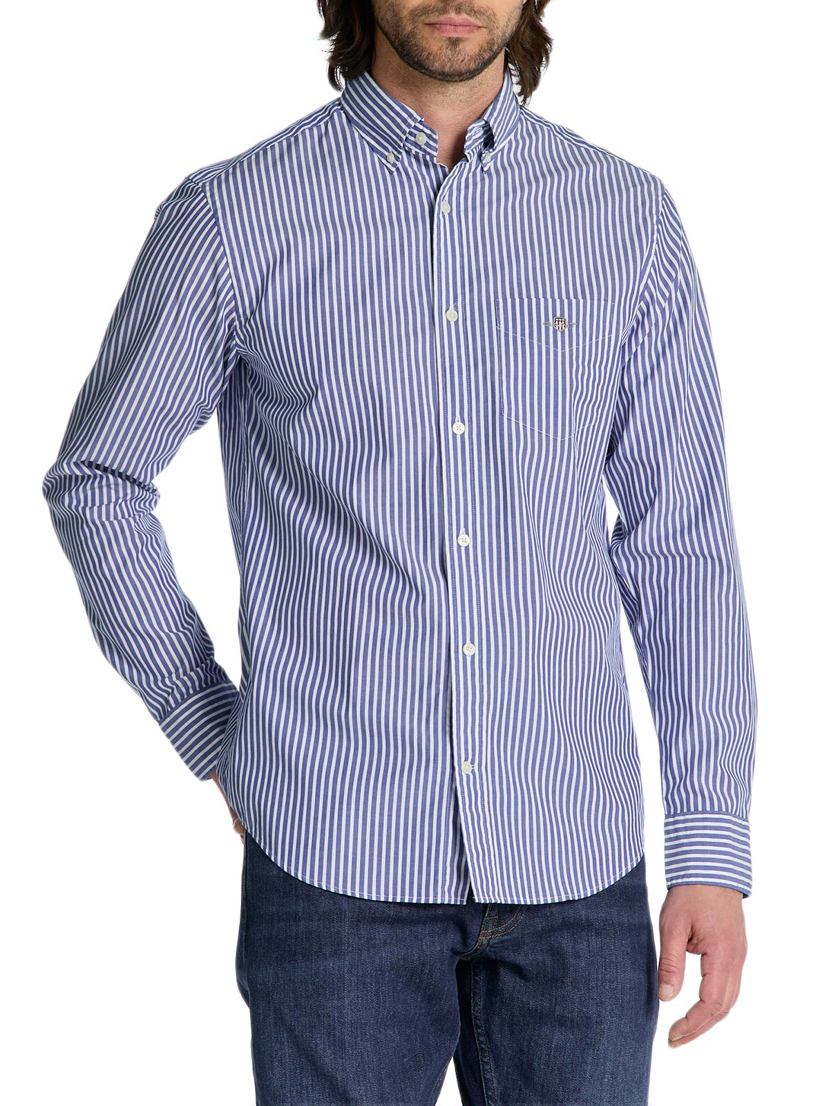 Gant Reg Poplin Stripe Shirt 436 | 2303.3000130 | Botta & B Online Store