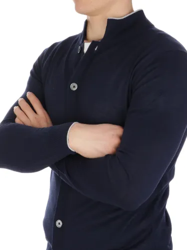 Picture of ELEVENTY | Men's Wool and Silk Cardigan