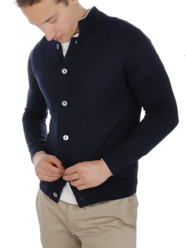 Picture of ELEVENTY | Men's Wool and Silk Cardigan