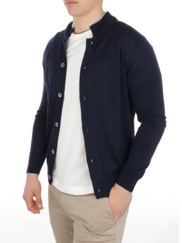Picture of ELEVENTY | Men's Wool and Silk Cardigan