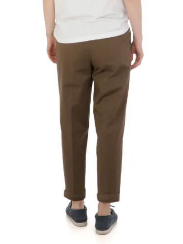 Immagine di BRIGLIA 1949 | Pantaloni Donna a Ovetto in Cotone Stretch