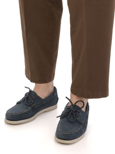 Immagine di BRIGLIA 1949 | Pantaloni Donna a Ovetto in Cotone Stretch