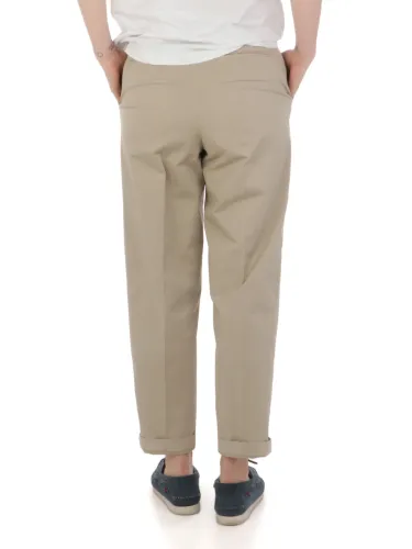 Immagine di BRIGLIA 1949 | Pantaloni Donna a Ovetto in Cotone Stretch