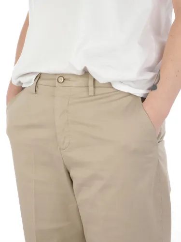 Immagine di BRIGLIA 1949 | Pantaloni Donna a Ovetto in Cotone Stretch