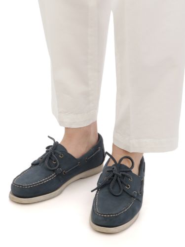 Immagine di BRIGLIA 1949 | Pantaloni Donna a Ovetto in Cotone Stretch