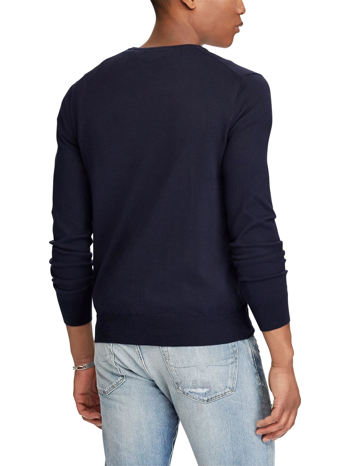 POLO RALPH LAUREN Maglia Uomo Girocollo Hunter Navy, 710684957001