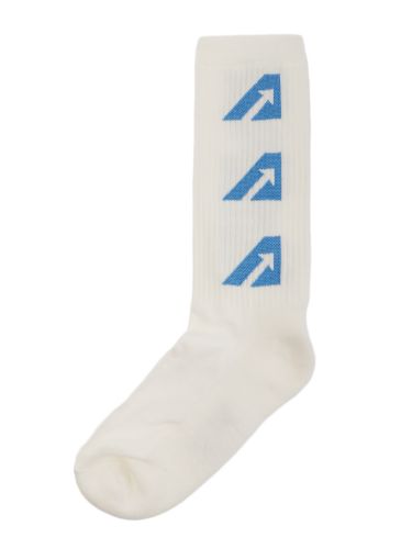 Picture of AUTRY | Men's Logo and Flag Cotton Socks