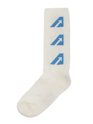 Picture of AUTRY | Men's Logo and Flag Cotton Socks