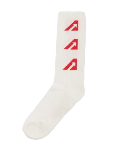 Picture of AUTRY | Men's Logo and Flag Cotton Socks