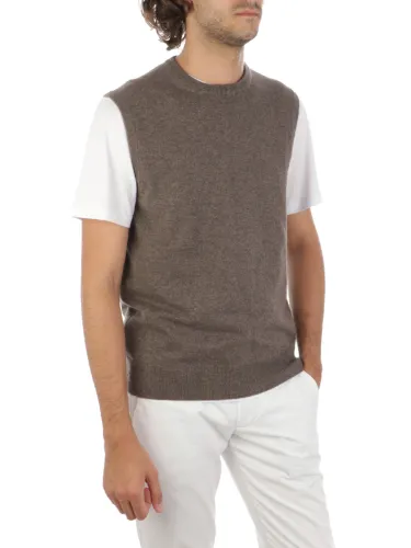 Picture of MAGAZZINO RICAMBI | Men's Cashmere Roundneck Vest