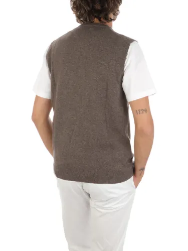 Picture of MAGAZZINO RICAMBI | Men's Cashmere Roundneck Vest