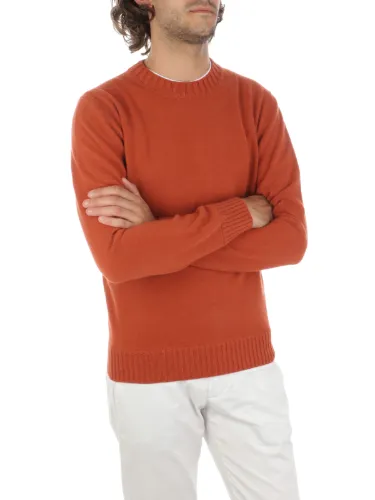 Picture of MAGAZZINO RICAMBI | Men's Felted Cashmere Roundneck Sweater