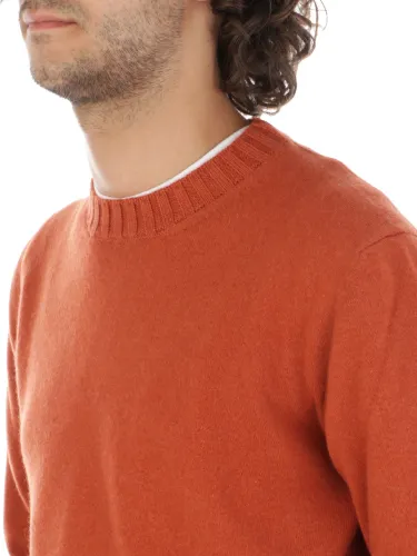 Picture of MAGAZZINO RICAMBI | Men's Felted Cashmere Roundneck Sweater