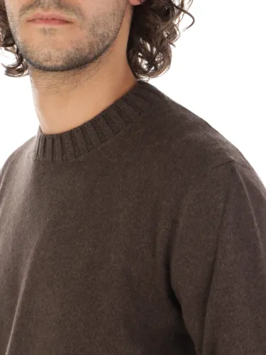 Picture of MAGAZZINO RICAMBI | Men's Felted Cashmere Roundneck Sweater