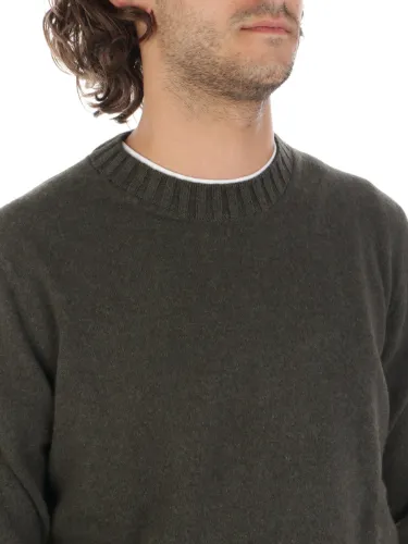 Picture of MAGAZZINO RICAMBI | Men's Felted Iconico Crewneck in Cashmere