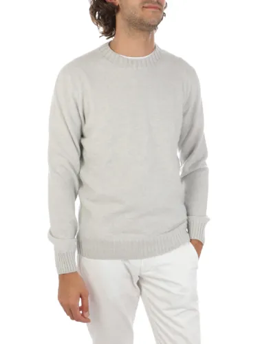 Picture of MAGAZZINO RICAMBI | Men's Felted Cashmere Roundneck Sweater