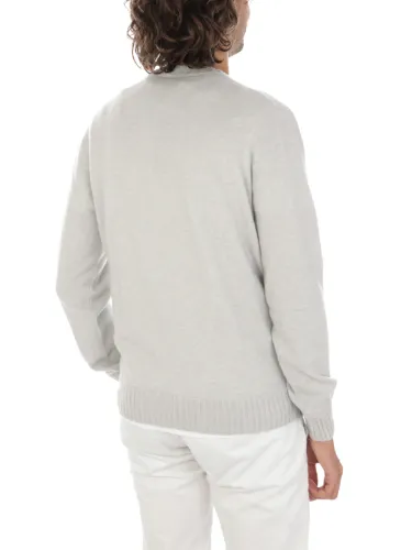 Picture of MAGAZZINO RICAMBI | Men's Felted Cashmere Roundneck Sweater
