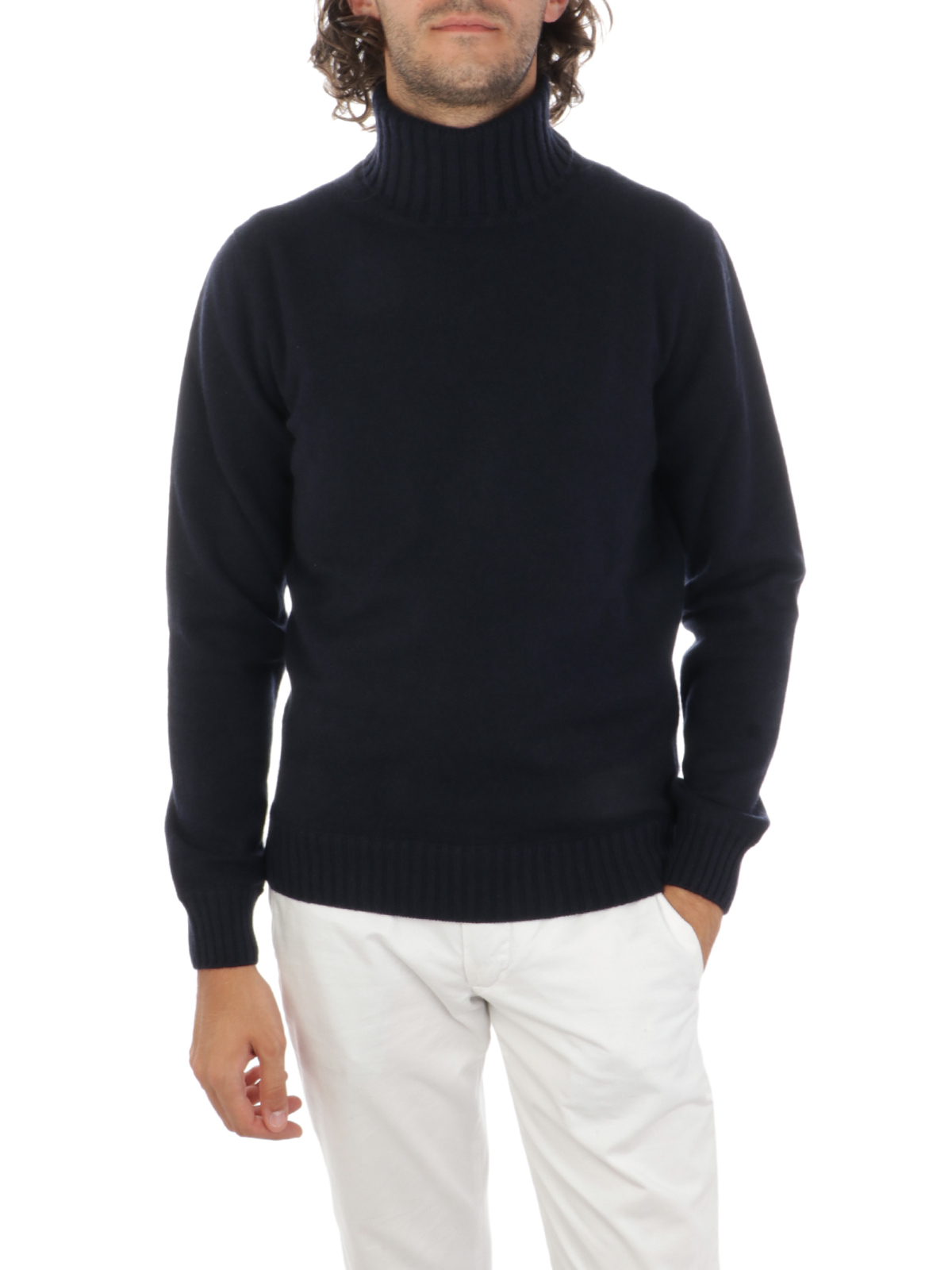 MAGAZZINO RICAMBI Men's Cashmere Turtleneck Sweater Beluga | MR 0082 ...