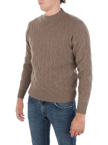 Immagine di FILIPPO DE LAURENTIIS | Maglia Uomo in Lana e Cashmere a Treccia