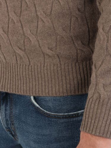 Immagine di FILIPPO DE LAURENTIIS | Maglia Uomo in Lana e Cashmere a Treccia