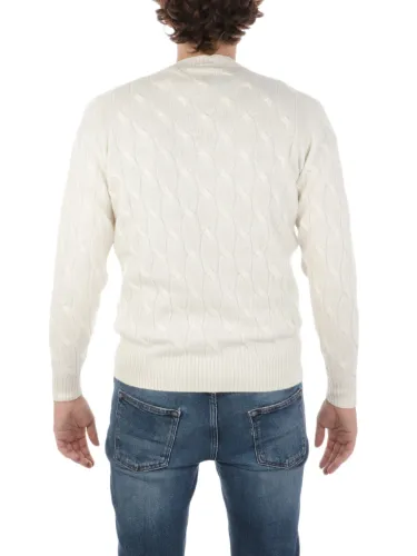 Immagine di FILIPPO DE LAURENTIIS | Maglia Uomo in Lana e Cashmere a Treccia