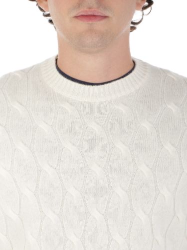 Immagine di FILIPPO DE LAURENTIIS | Maglia Uomo in Lana e Cashmere a Treccia