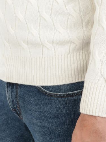 Immagine di FILIPPO DE LAURENTIIS | Maglia Uomo in Lana e Cashmere a Treccia