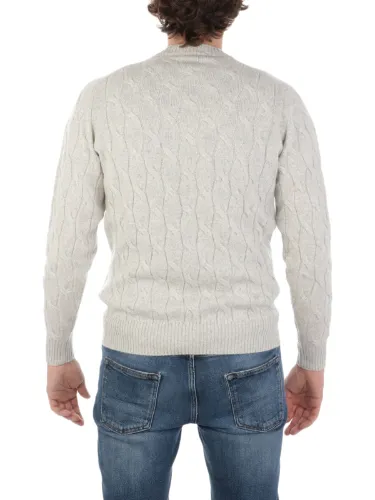Immagine di FILIPPO DE LAURENTIIS | Maglia Uomo in Lana e Cashmere a Treccia