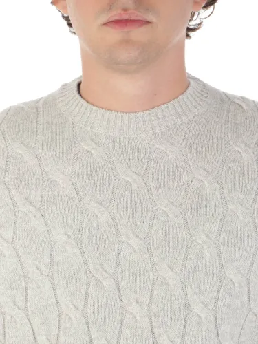 Immagine di FILIPPO DE LAURENTIIS | Maglia Uomo in Lana e Cashmere a Treccia