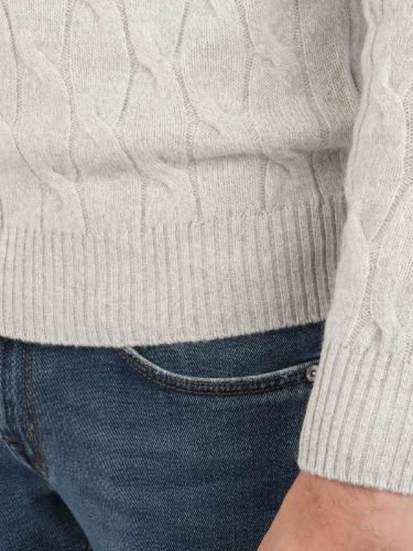 Immagine di FILIPPO DE LAURENTIIS | Maglia Uomo in Lana e Cashmere a Treccia