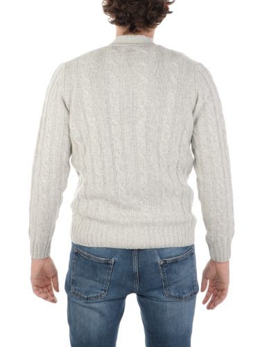 Immagine di FILIPPO DE LAURENTIIS | Cardigan Uomo in Lana a Treccia