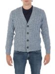 Immagine di FILIPPO DE LAURENTIIS | Cardigan Uomo in Lana a Treccia